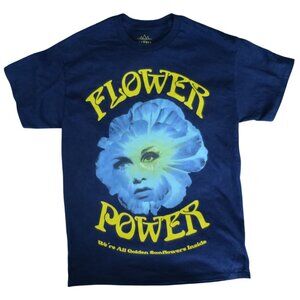 Flower Power Graphic Tee Size M